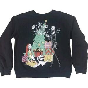 Disney Black Nightmare Before Christmas Sweatshirt
